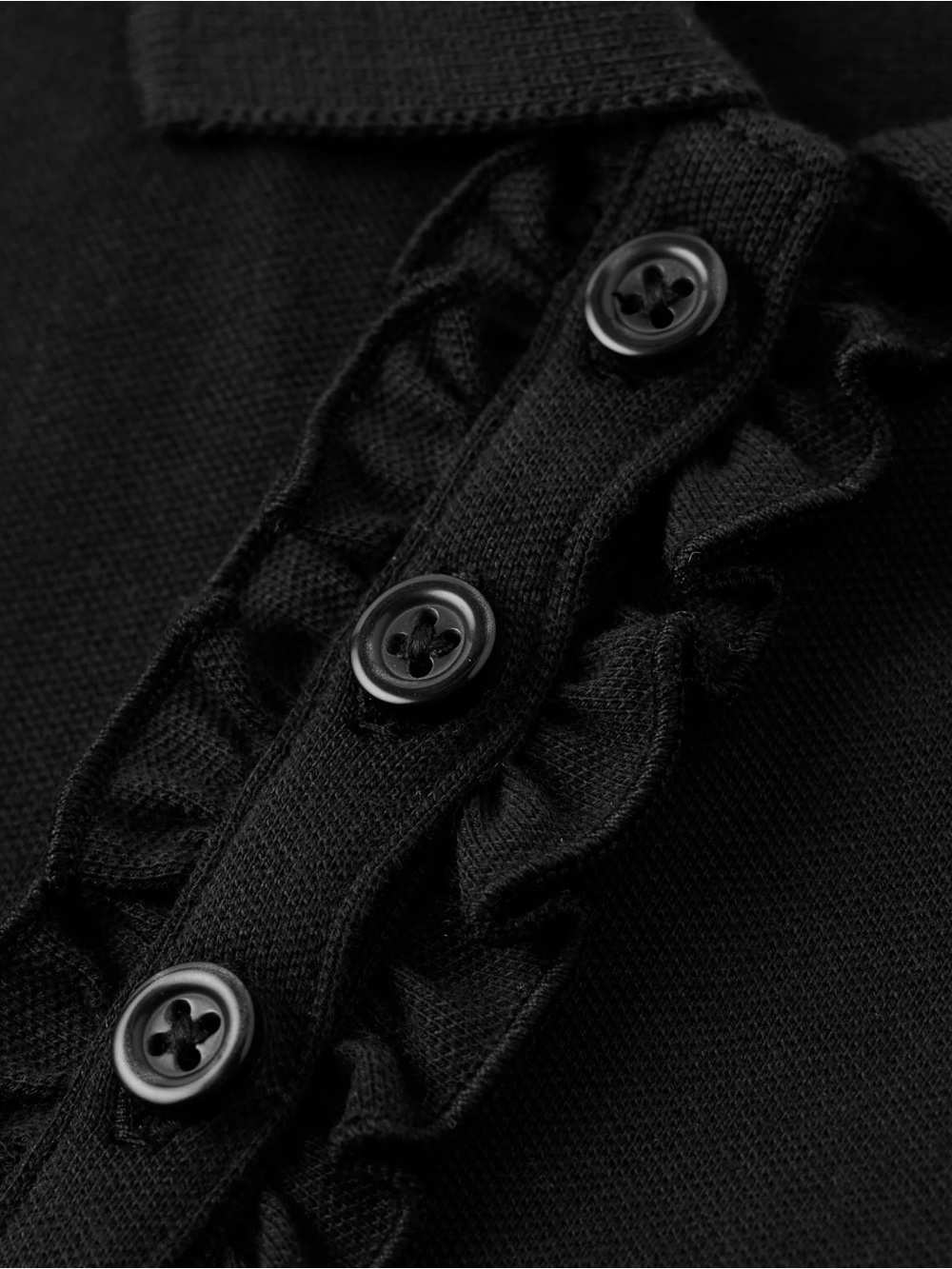 Gymboree Girl’s Stain Reaistant Ruffle Polo - Picture 2 of 3